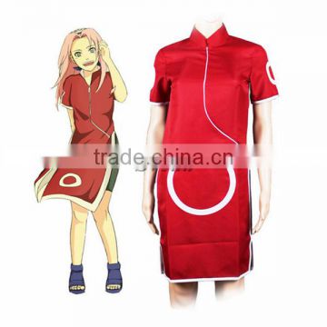 New Naruto Cosplay Costume clothes Haruno Sakura cosplay wholesale