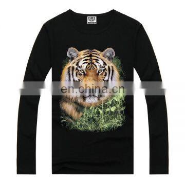 Tiger print 100 cotton t shirts,t shirts for boys