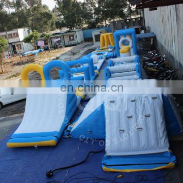 QIQI original large inflatable water park, customized inflatable floating water park for sale