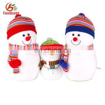 Custom plush christmas snowman for gift