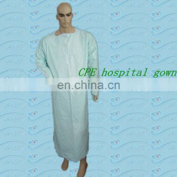 CPE isolation gown in Hospital