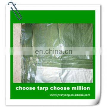 One Side or Both Side UV resistant Heavy duty Silver Tarps at Lowest Factory Prices