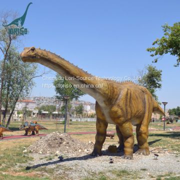 LORISO2047Jurassic theme park animatronic long neck 16m diplodocus for exhibition