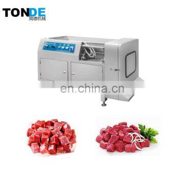 High quality frozen meat cube cutting machine/meat cube slicer cutting machine