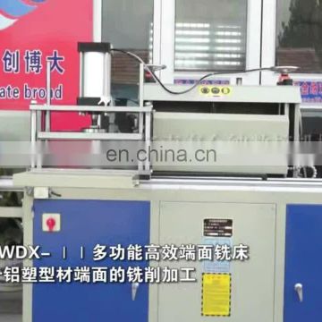 Jinan Hisena high efficiency aluminium doors window manufacturing end milling machine for mullion  connection
