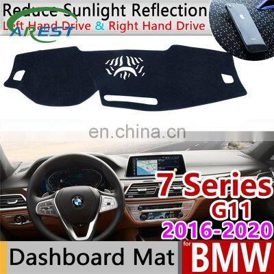 for BMW 7 Series G11 Anti-Slip Mat Dashboard Cover Pad Sunshade Dashmat Protect Carpet Accessories 730i 740d 750i 730d 740i 728