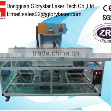 3D Dynamic focus large-scale laser marking machine for jeans effect like whisker GLD-275 with Germany metal laser tube