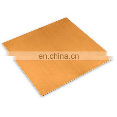 China Manufacturer C10500 Copper Sheet