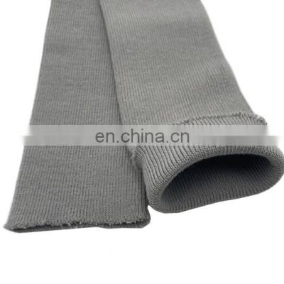 China Factory Hot selling circular knitting cotton rib cuff fabric knit rib fabric for jacket ribbed knit