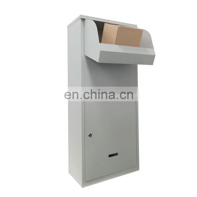 Modern Parcel Box Factory Direct Drop standing Box with security lock Door Drop Box