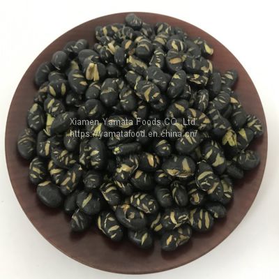 Dry roasted black soybeans salted