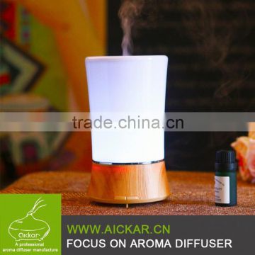 Aickar aroma diffuser Wholesale 150ml Wood Grain Ultrasonic LED Essential Oil Diffuser from Aroma Diffuser Manufacturers