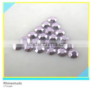 Rhinestud Hotfix Pink Round Flatback Metallic Ss10 3mm 300 Gross Package