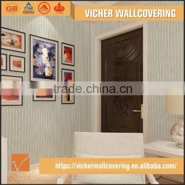 Professional Manufacturer Eco-Friendly PVC Material Latest Design Vinyl Wallcovering