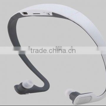 2012 hottest comfortable sport mp3 neckband headphone with soft earbuds