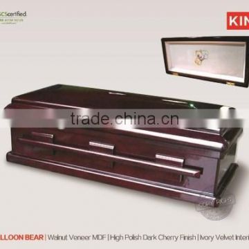 BALLOON BEAR #27 factory price of funeral coffin export in wuhu