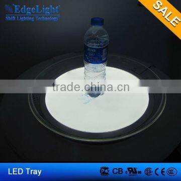 EdgeLight Plastic Lighted Flashing LED Tray led serving tray