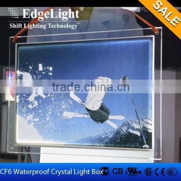 Edgelight CF6 waterproof Led crystal light box