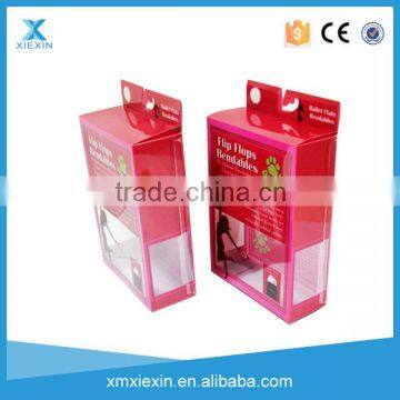 hot sale clear packaging custom logo pvc box