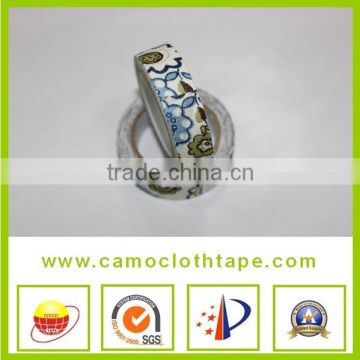 Printed Fabric Tape with rubber adhesive