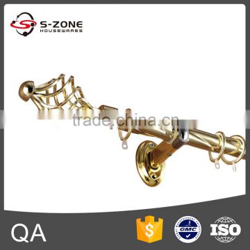 the latest decorative triple curtain rod bracket for curtain accessories