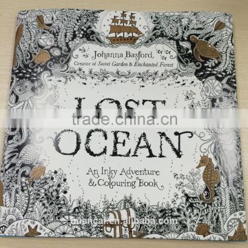 2015 Hot Sale Secret Garden Childen's Offset Binding Book printing/coloring book English version