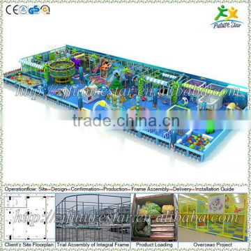 Free design CE & GS standard eco-friendly LLDPE children commercial indoor playground equipment