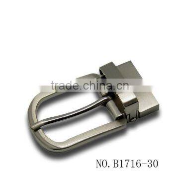 reversible U shape pin buckle for 30mm men's real leather belt