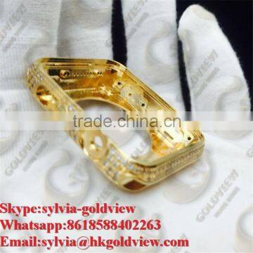 For apple watch hot sales oxidation housing, gold/platinum housing for apple watch,24k gold housing for apple watch