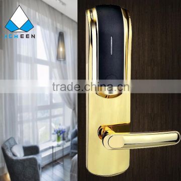 high quality gold hotel key card lock H-712