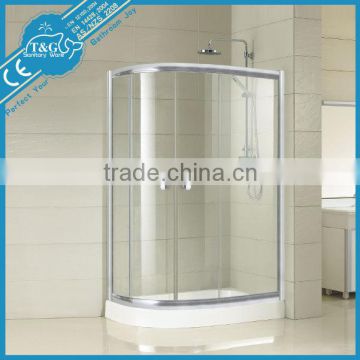 Hot sale top quality best price glass enclosed showers