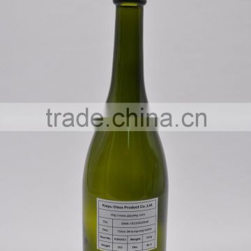 Special top finish/flange finish 750ml Wine Bottles