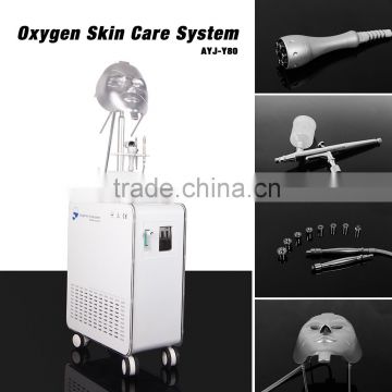 AYJ-Y80(CE) Dermabrasion Oxygen Jet Peel Portable Microdermabrasion Facial Portable Oxygen Facial Machine Machine/Deep Clean Skin Rejuvenation Oxygen Machine Skin Analysis