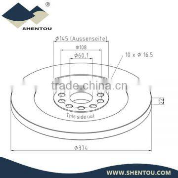 Mercedes Benz Brake Disc 417 421 00 12