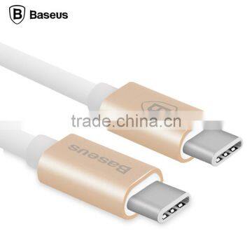 QUALITY Baseus Gather Series Type-C to Type-C Both Side 3A USB Data Cable For Macbook/Letv/Xiaomi 4C