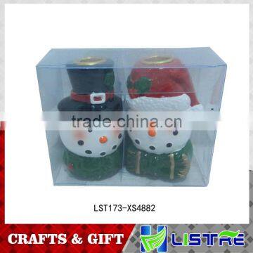 Christmas decorative hot sale candle holder