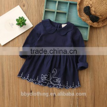 Fashion clothing 2017 girl dresses autumn casual breathable kids dresses