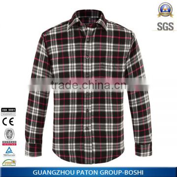 Factory price plain flannel shirts