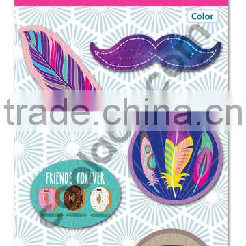 Color Iron on PU patches for clothing patch on transfers colorful patch