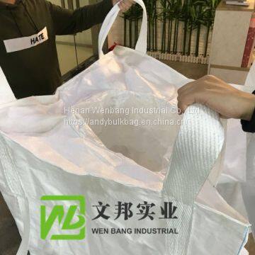 1 ton 2 ton fibc pp woven bulk sand uv treated jumbo bag with handle