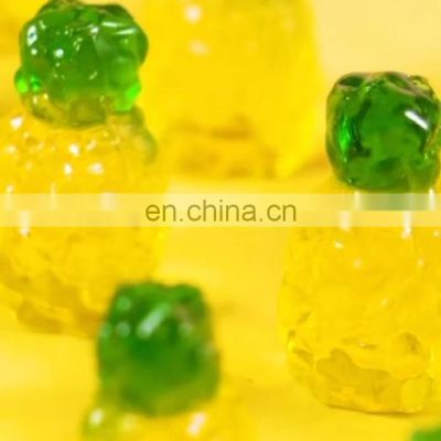 Green health food candy depositor candy machine gummy production line