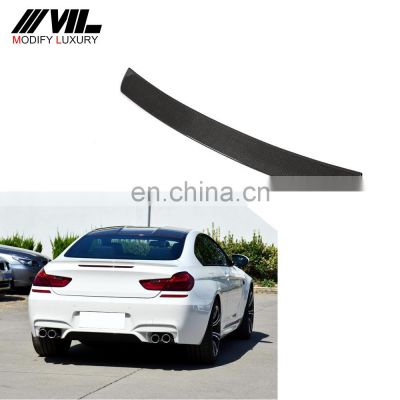 Modify Luxury 6Series M6 Carbon Fiber Rear Roof Wing for BMW F13 640i 605i x Drive Coupe 2-Door 2010-2017