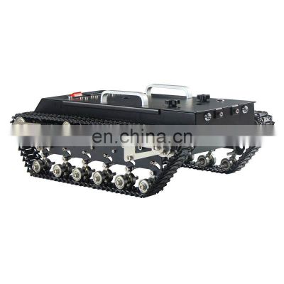 WT-200s Upgraded RC Tank  Load 30KG Chassis Metal Track Tank with Shock Absorber (Without Controller)
