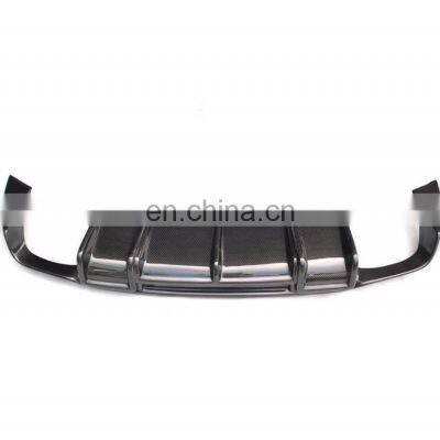 karbel style carbon fiber rear diffuser for Audi A3 hatchback carbon fiber rear bumper diffuser without light 2014-2016