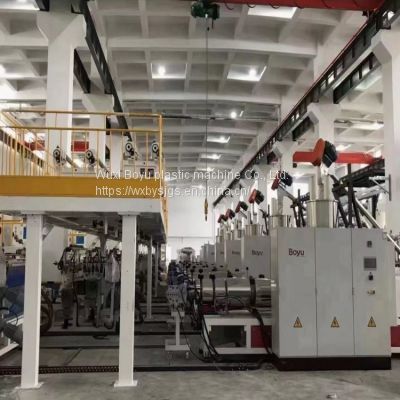 PVC homogeneous and transparent extruded floor production line equipment