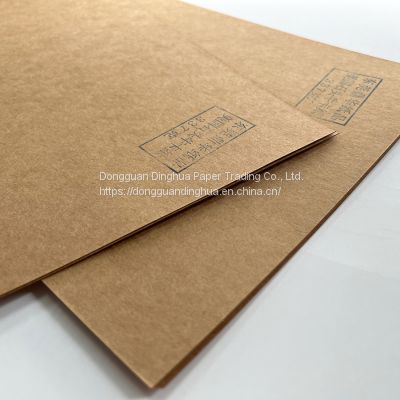 Natural Brown American high quality test liner paper Pure Wood Pulp