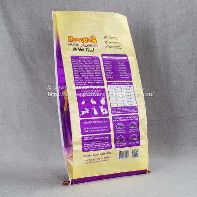 Plastic Animal Feed Bags PP Woven Bag Bopp Laminated Sack Packaging Bags
