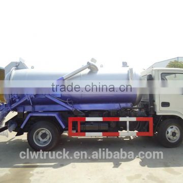 Dongfeng 4x2 sewage suction truck, 3-5m3 used vacuum sewage truck