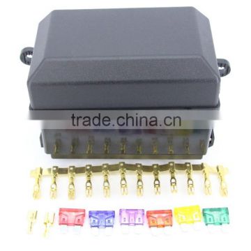 6 Ways Auto fuse box assembly With terminals and fuse ,Auto car insurance tablets fuse box mounting fuse box