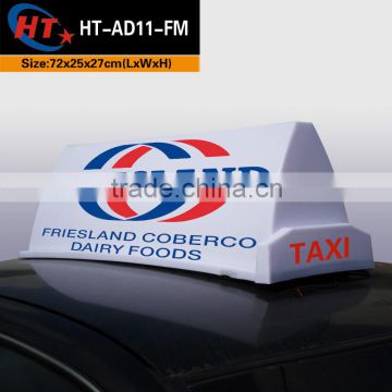Car advertising lamp led taxi top light with magnet